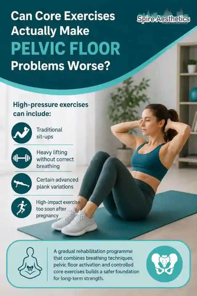 Can Strengthening Your Core Alone Actually Make Pelvic Floor Problems Worse Underwood?